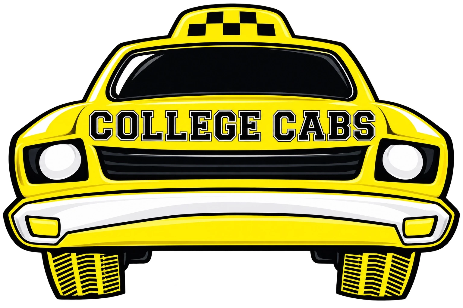 College Cabs taxi logo